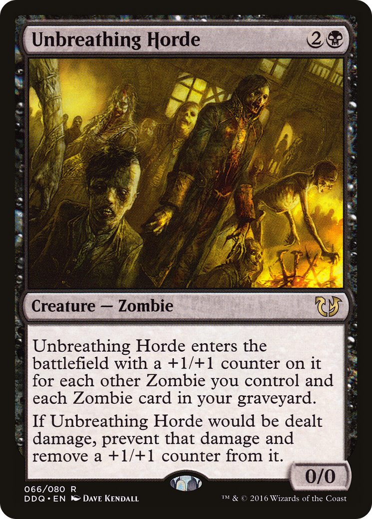 Unbreathing Horde (DDQ-066) [Duel Decks: Blessed vs. Cursed]