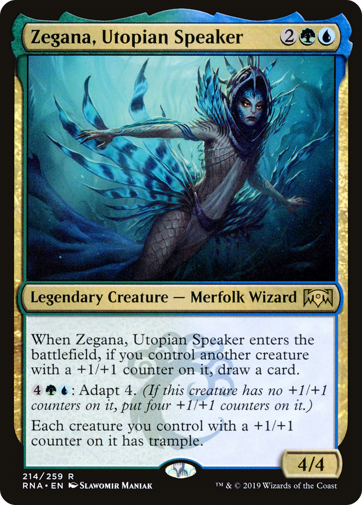 Zegana, Utopian Speaker (RNA-214) [Ravnica Allegiance]