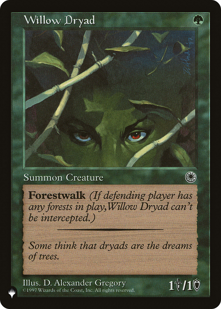 Willow Dryad (LIST-POR-193) [The List]