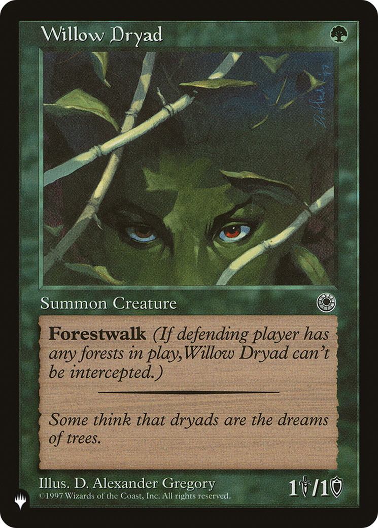 Willow Dryad (LIST-POR-193) [The List]