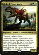 Gishath, Sun's Avatar (XLN) (PRE-222S) [Ixalan Promos] Foil