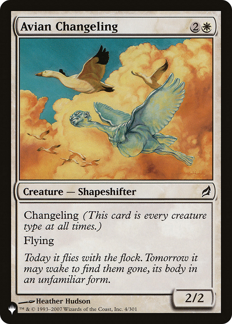 Avian Changeling (LIST-LRW-4) [The List]