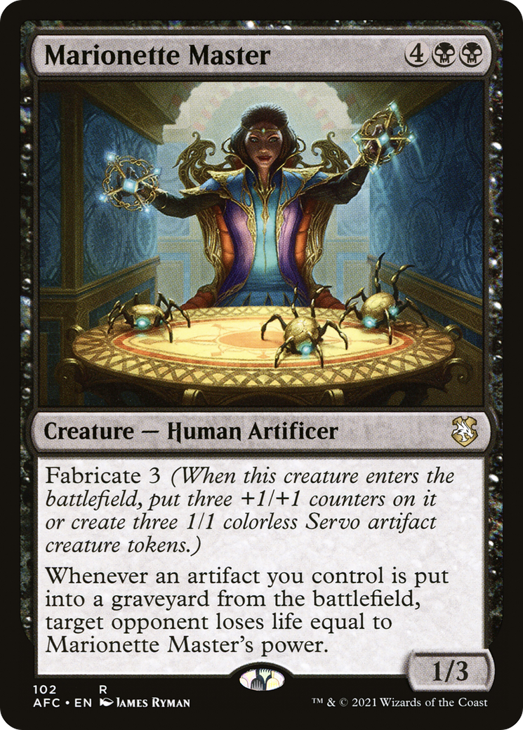 Marionette Master (AFC-102) [Forgotten Realms Commander]