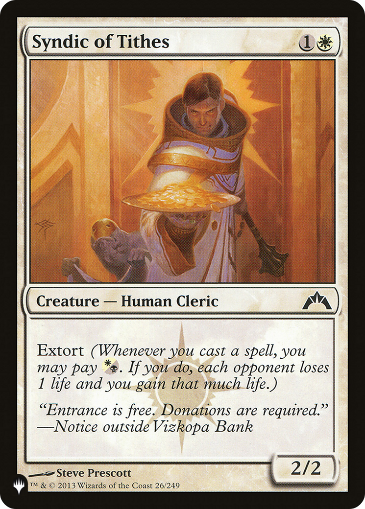 Syndic of Tithes (LIST-GTC-26) [The List]