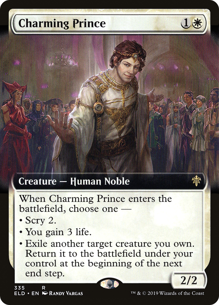 Charming Prince (ELD-335) [Throne of Eldraine]: (Extended Art) Foil