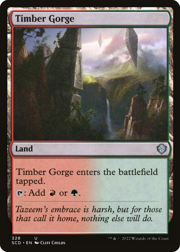 Timber Gorge (SCD-328) [Starter Commander Decks]