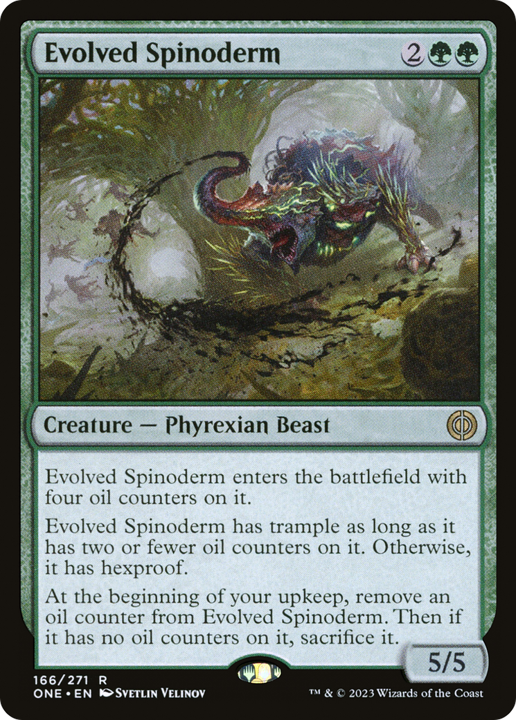 Evolved Spinoderm (ONE-166) [Phyrexia: All Will Be One]
