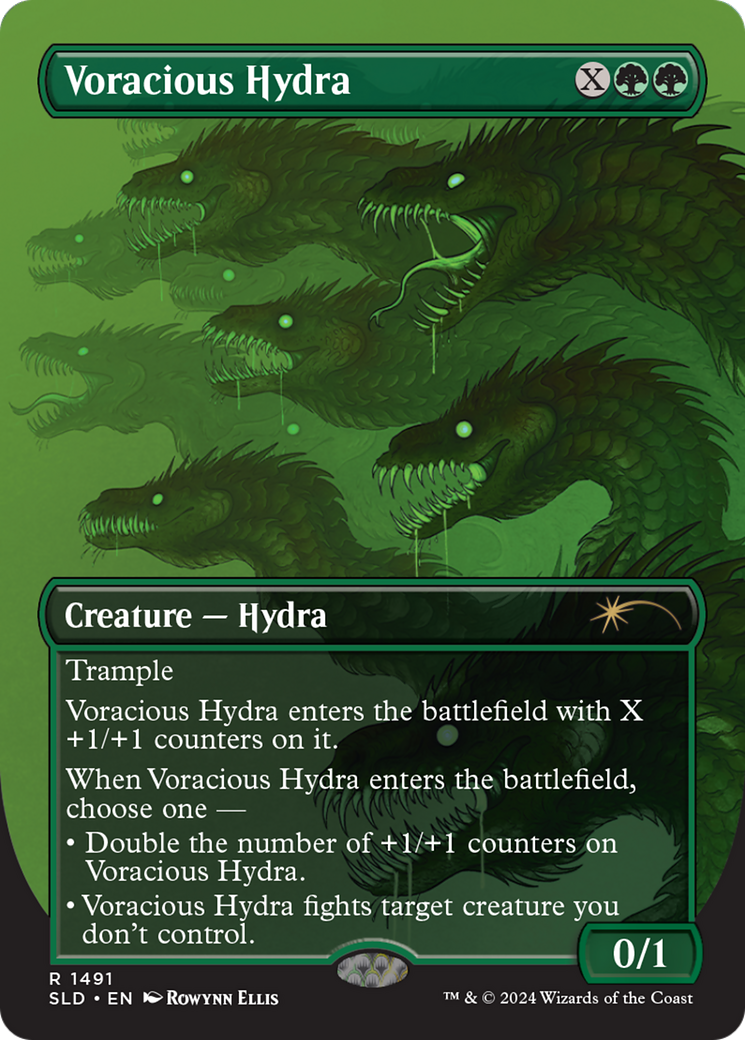 Voracious Hydra (SLD-1491) [Secret Lair Drop] (Borderless)