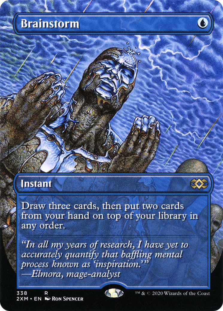 Brainstorm (Borderless) (2XM-338) (Borderless) [Double Masters]