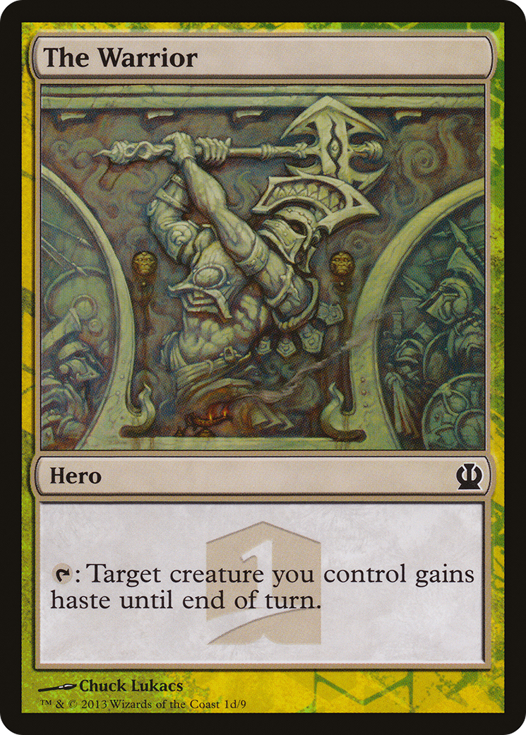 The Warrior (HERO-01D) [Theros Hero's Path]