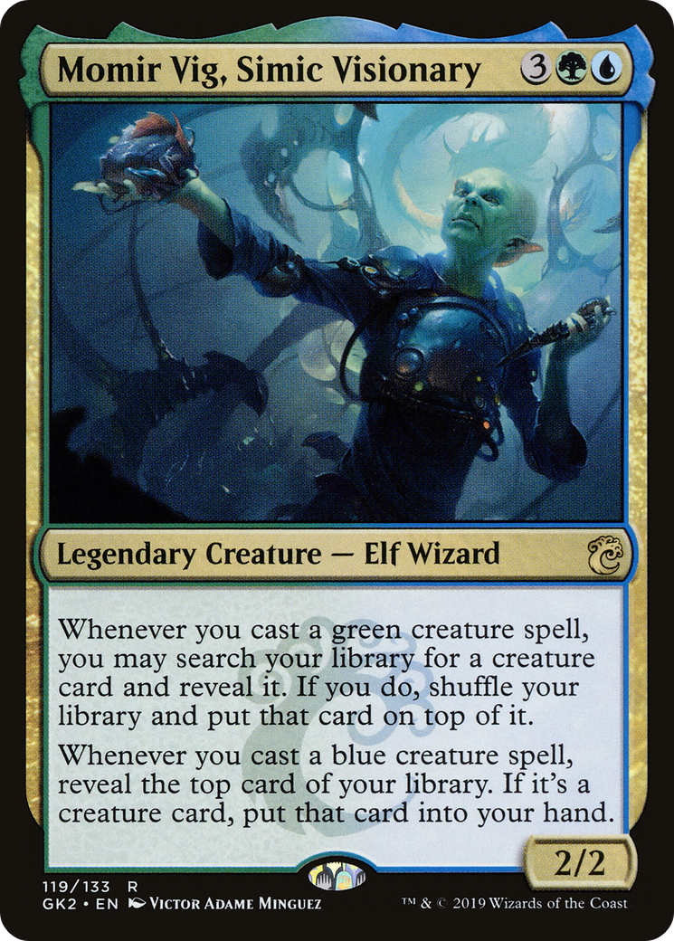 Momir Vig, Simic Visionary (GK2-119) [RNA Guild Kit]
