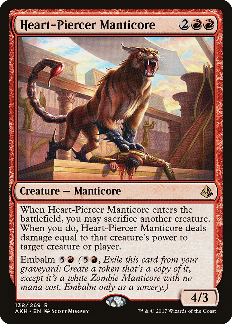 Heart-Piercer Manticore (AKH-138) [Amonkhet]