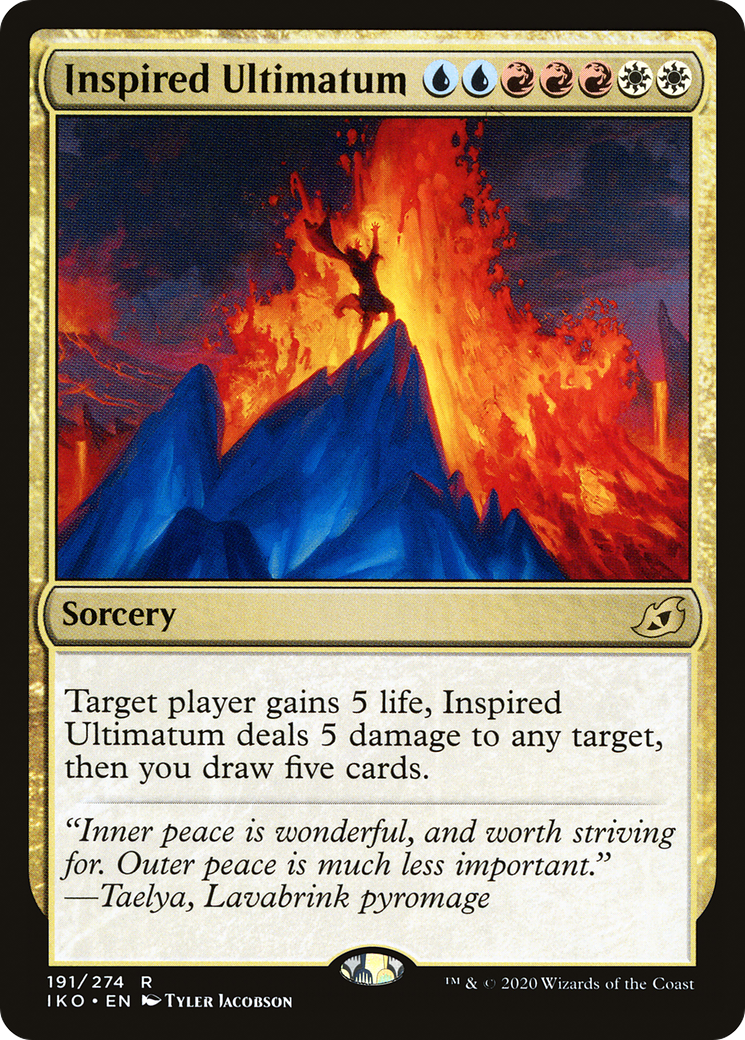 Inspired Ultimatum (IKO-191) [Ikoria: Lair of Behemoths]