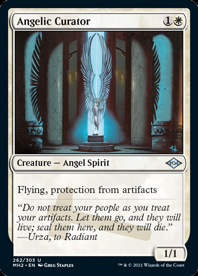 Angelic Curator (MH2-262) [Modern Horizons 2] Foil