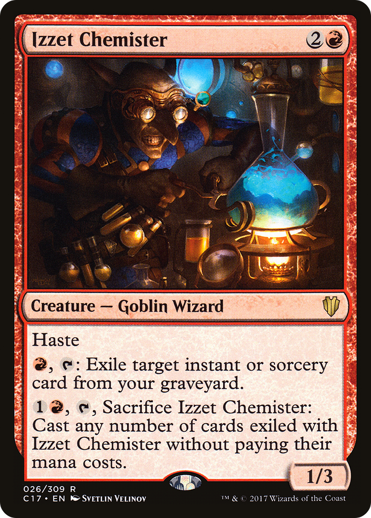 Izzet Chemister (C17-026) [Commander 2017]