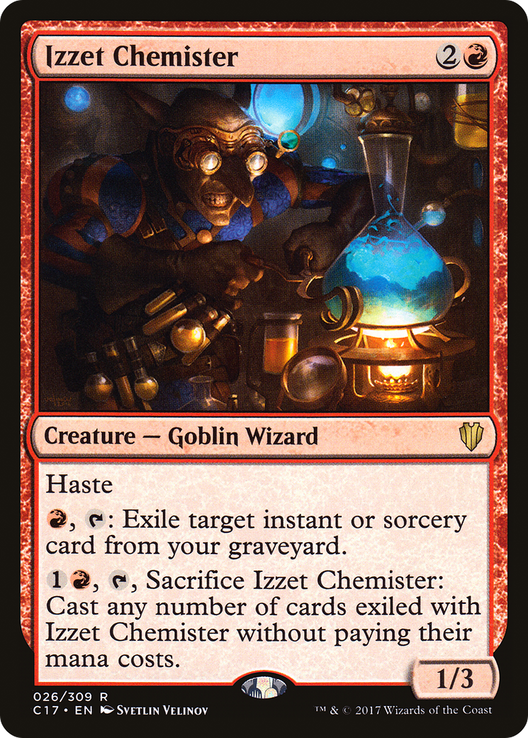 Izzet Chemister (C17-026) [Commander 2017]