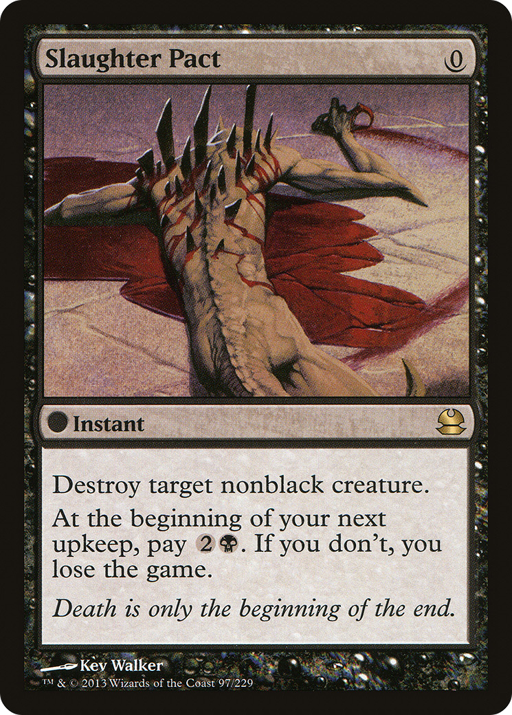 Slaughter Pact (MMA-097) [Modern Masters] Foil