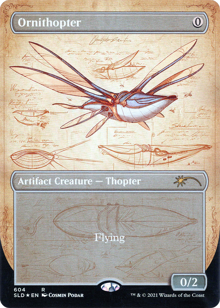 Ornithopter (SLD-604) [Secret Lair Drop] (Borderless) Foil