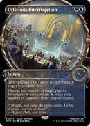 Officious Interrogation (MKM-314) [Murders at Karlov Manor]: (Showcase) Foil