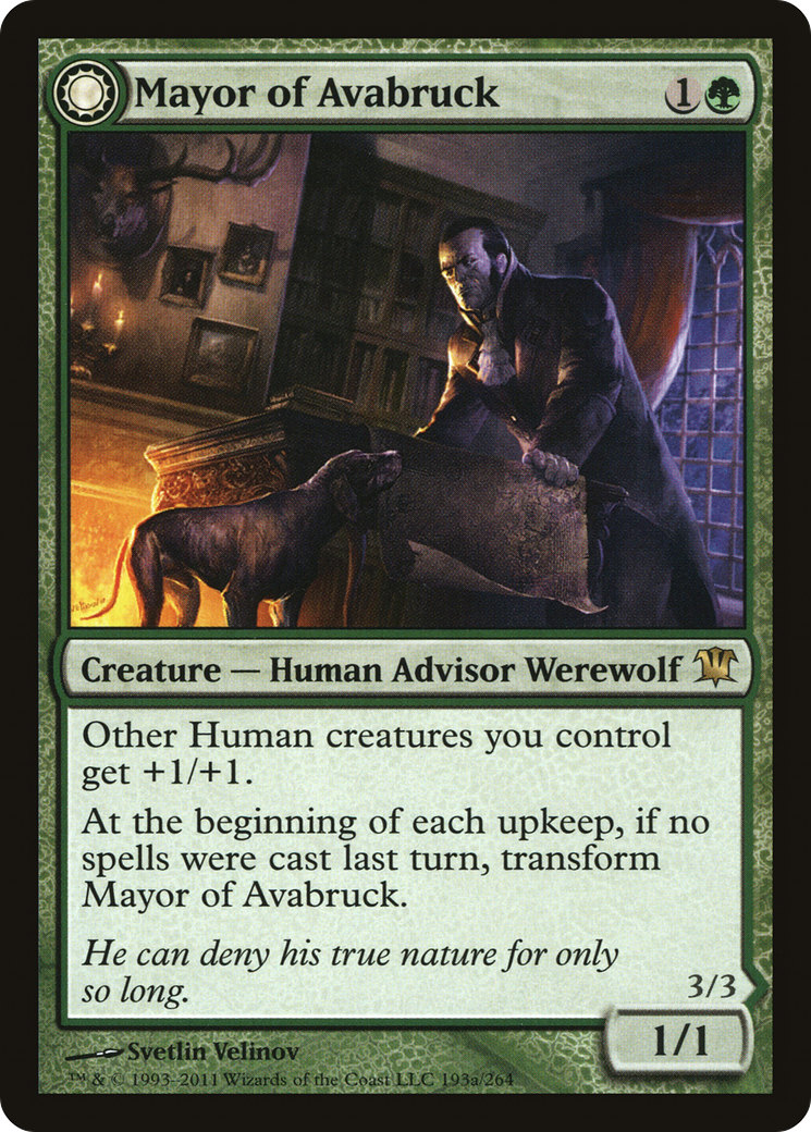 Mayor of Avabruck // Howlpack Alpha (ISD-193) [Innistrad]: (Double Faced Transform) Foil