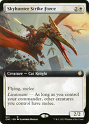Skyhunter Strike Force (ONC-031) [Phyrexia: All Will Be One Commander]: (Extended Art) Foil