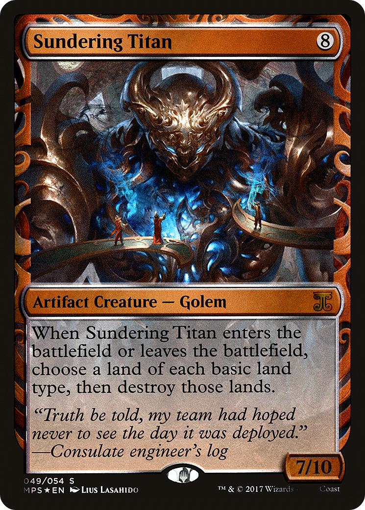 Sundering Titan (MPS-049) [Kaladesh Inventions] Foil