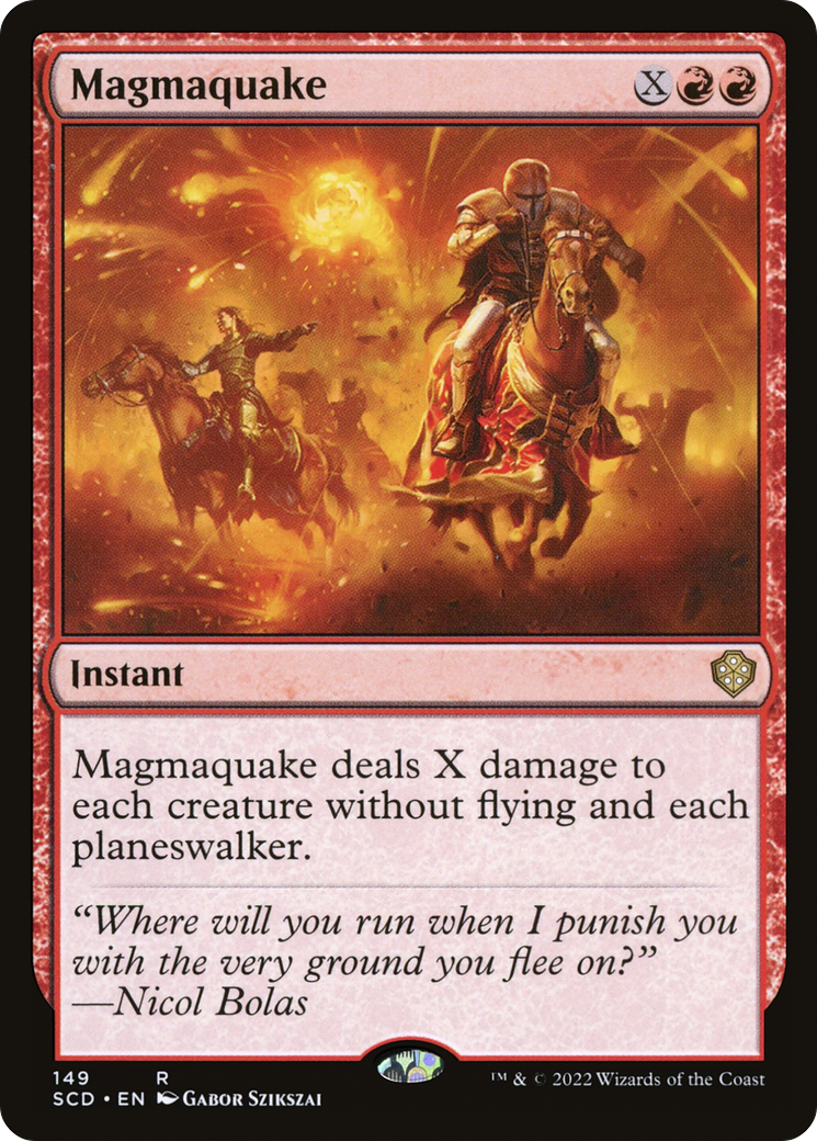 Magmaquake (SCD-149) [Starter Commander Decks]