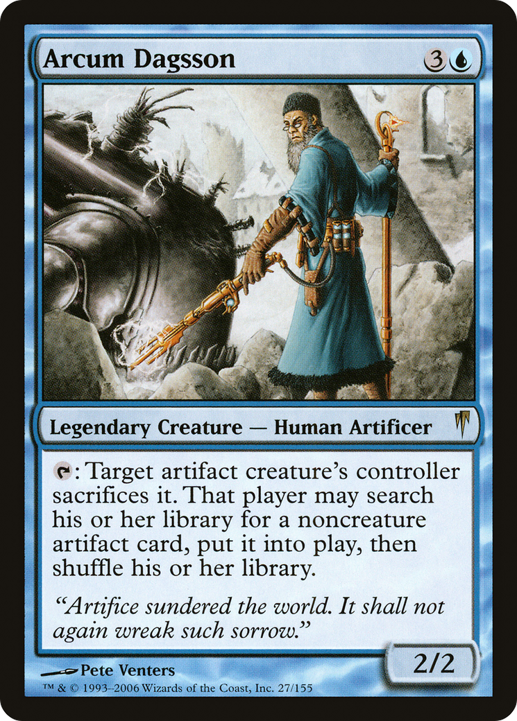 Arcum Dagsson (CSP-027) [Coldsnap] Foil