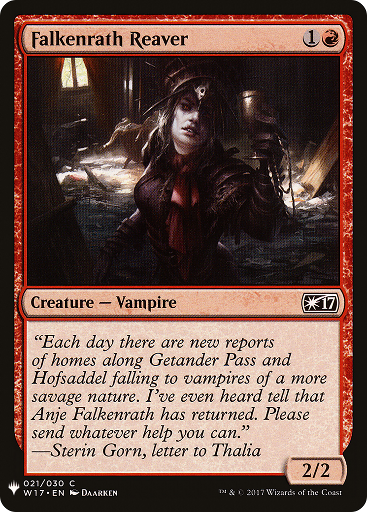 Falkenrath Reaver (LIST-W17-21) [The List]