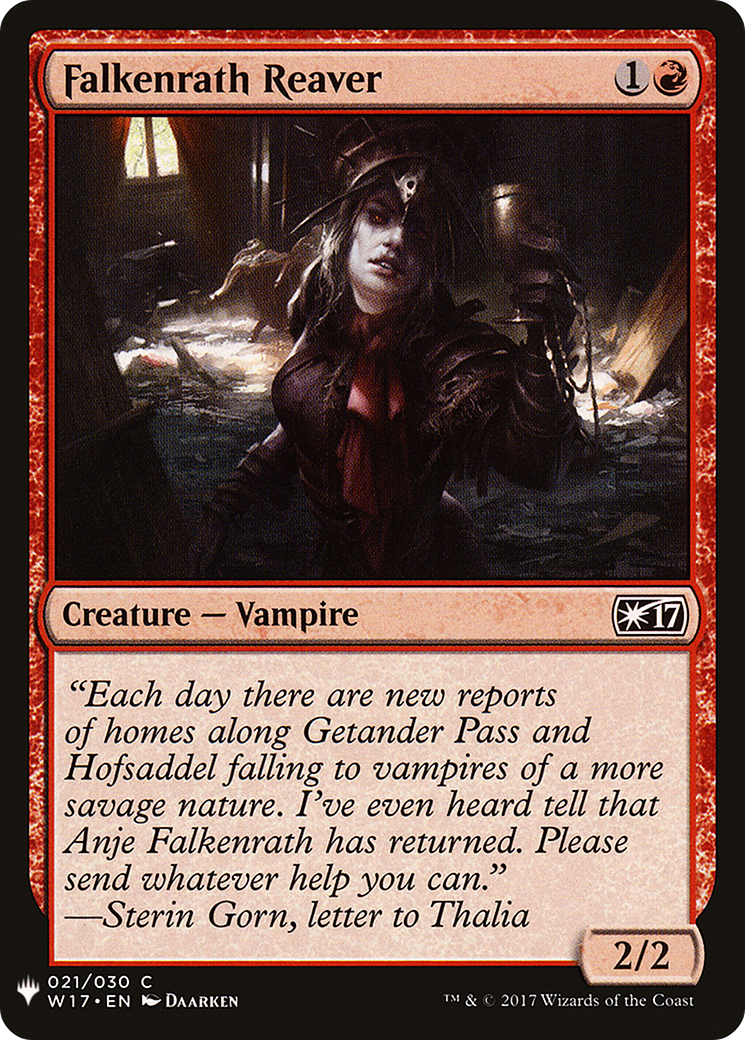Falkenrath Reaver (LIST-W17-21) [The List]