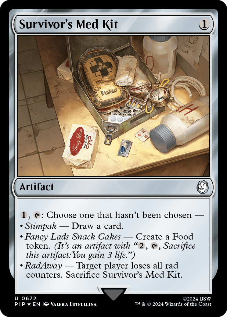 Survivor's Med Kit (Surge Foil) (PIP-672) [Fallout] Foil