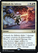 Unleash the Inferno (PRE-229) [Streets of New Capenna Promos] Foil