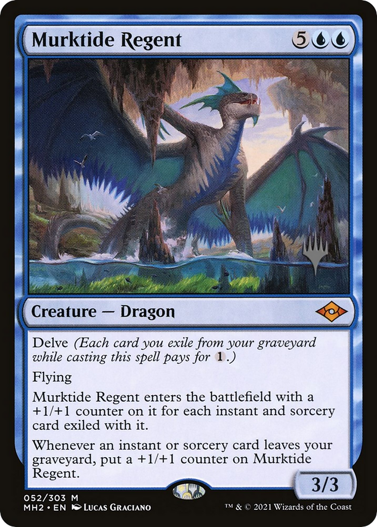 Murktide Regent (PPMKM-52P) [Modern Horizons 2 Promos] Foil