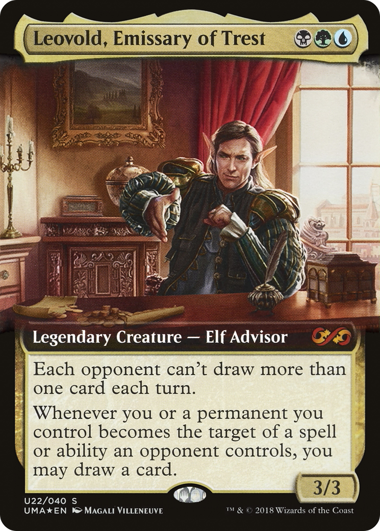 Leovold, Emissary of Trest (UMA:BT-U22) [Ultimate Box Topper]: (Extended Art) Foil
