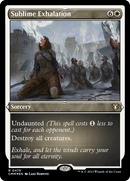 Sublime Exhalation (CMM-475) [Commander Masters] Etched Foil