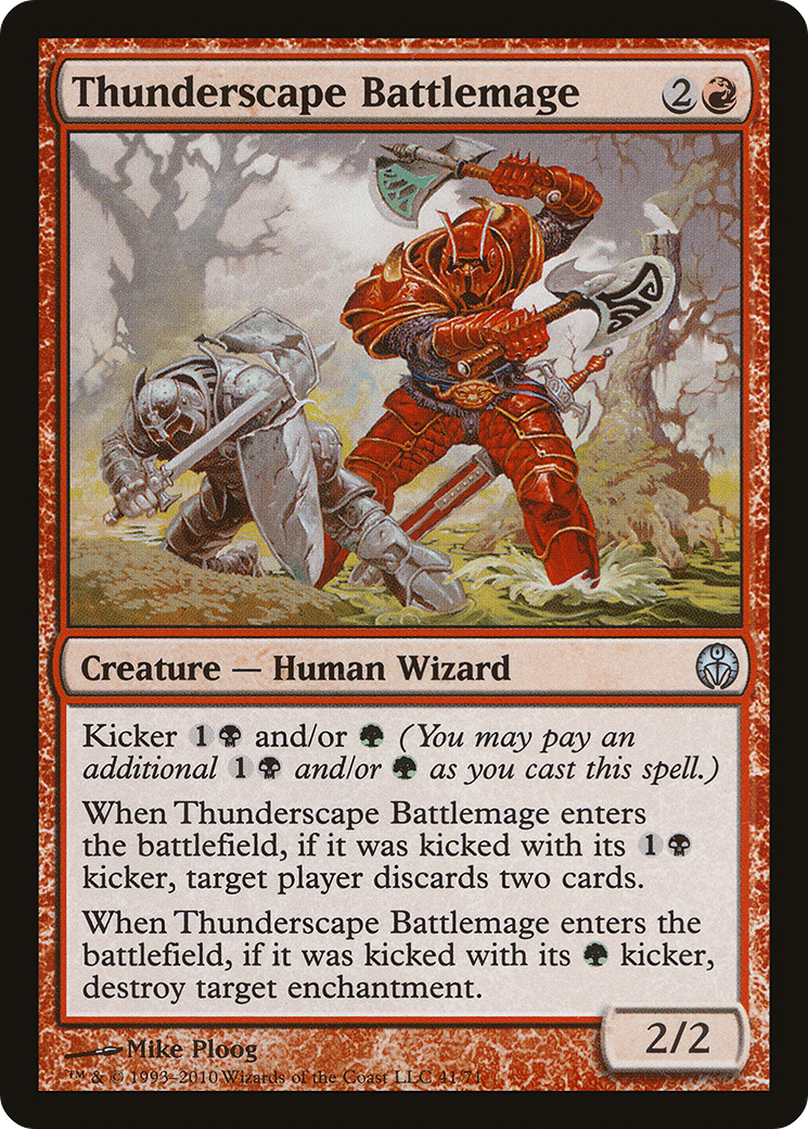 Thunderscape Battlemage (DDE-041) [Duel Decks: Phyrexia vs. the Coalition]