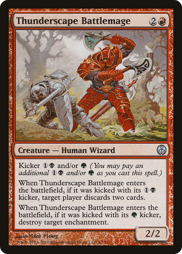 Thunderscape Battlemage (DDE-041) [Duel Decks: Phyrexia vs. the Coalition]