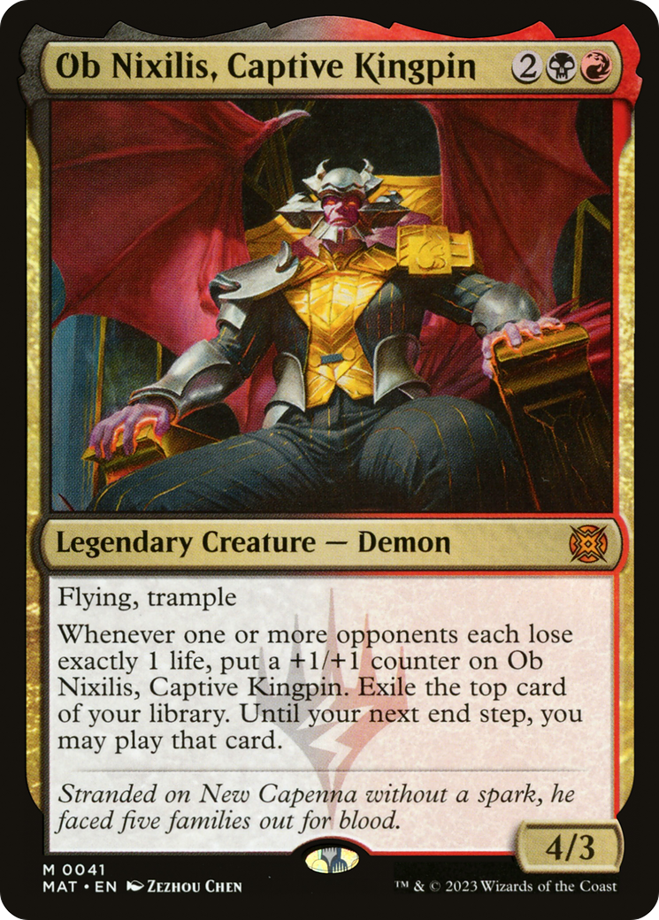 Ob Nixilis, Captive Kingpin (MAT-041) [March of the Machine: The Aftermath]