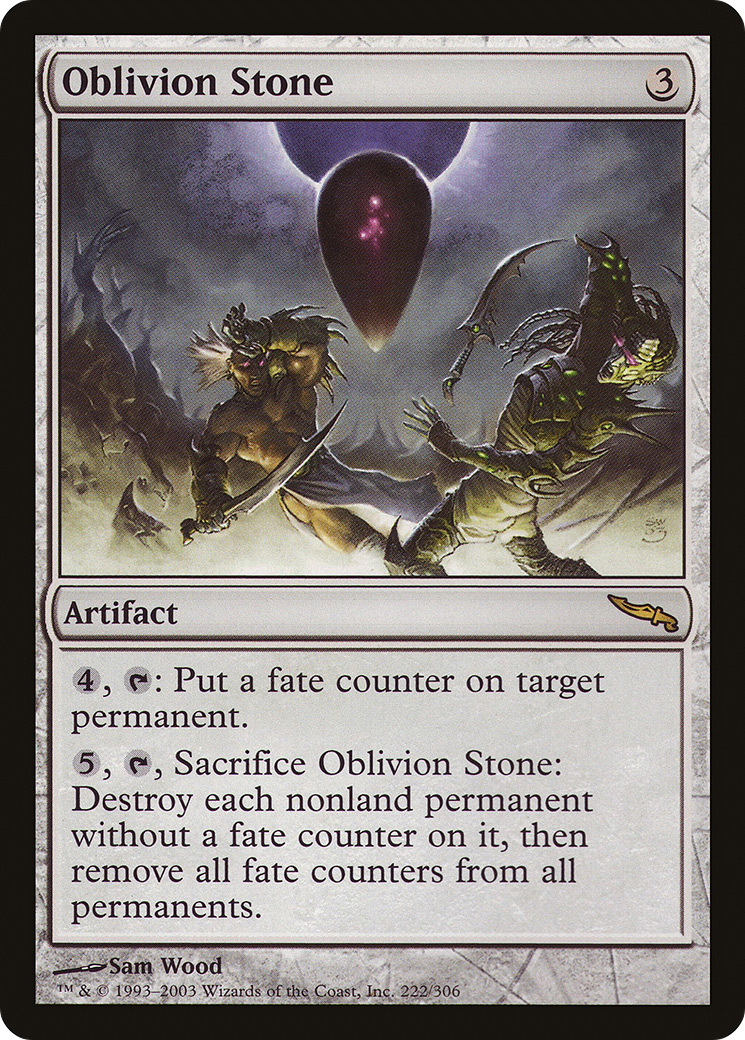 Oblivion Stone (MRD-222) [Mirrodin]