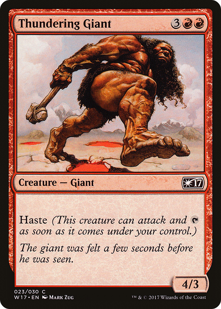 Thundering Giant (W17-023) [Welcome Deck 2017]