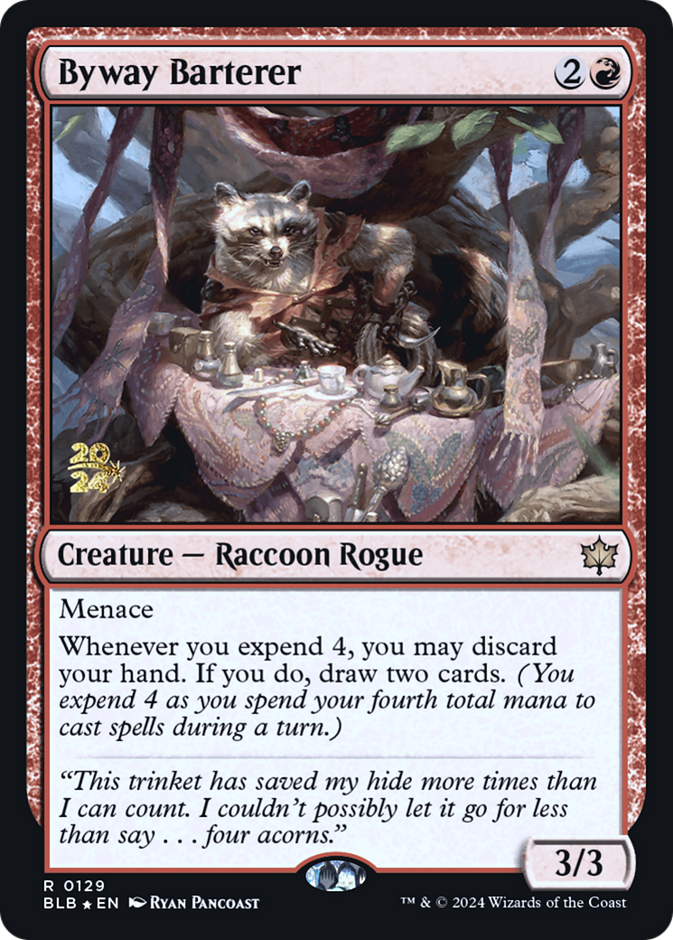 Byway Barterer (PRE-129S) [Bloomburrow Promos] Foil