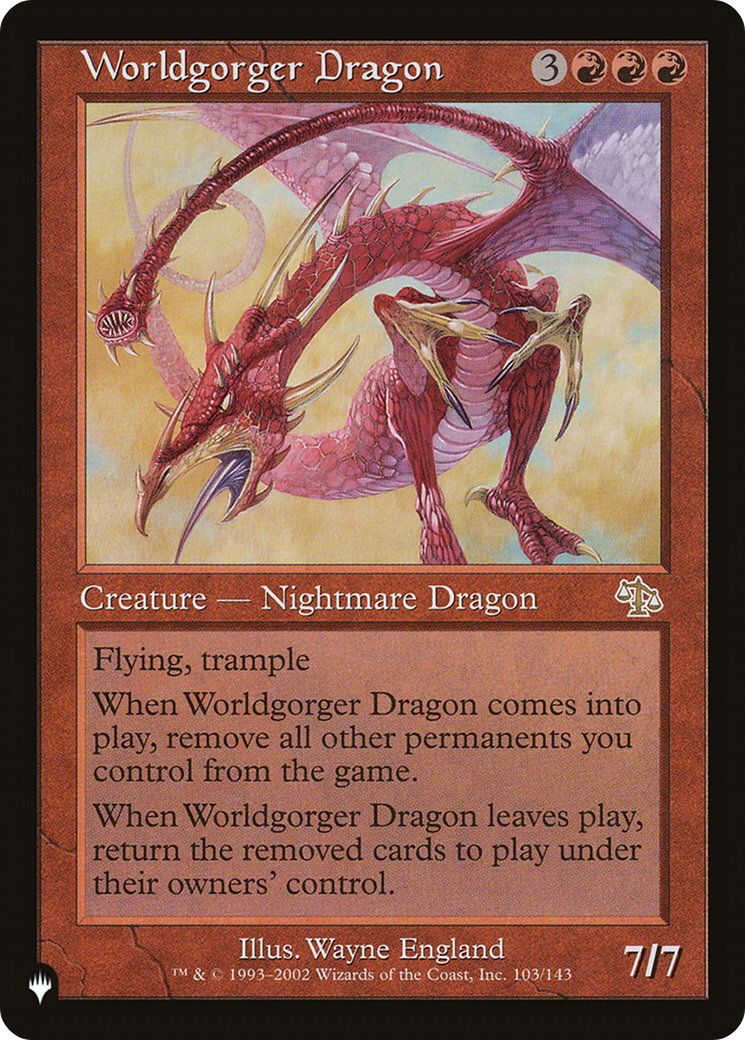 Worldgorger Dragon (LIST-JUD-103) [The List]
