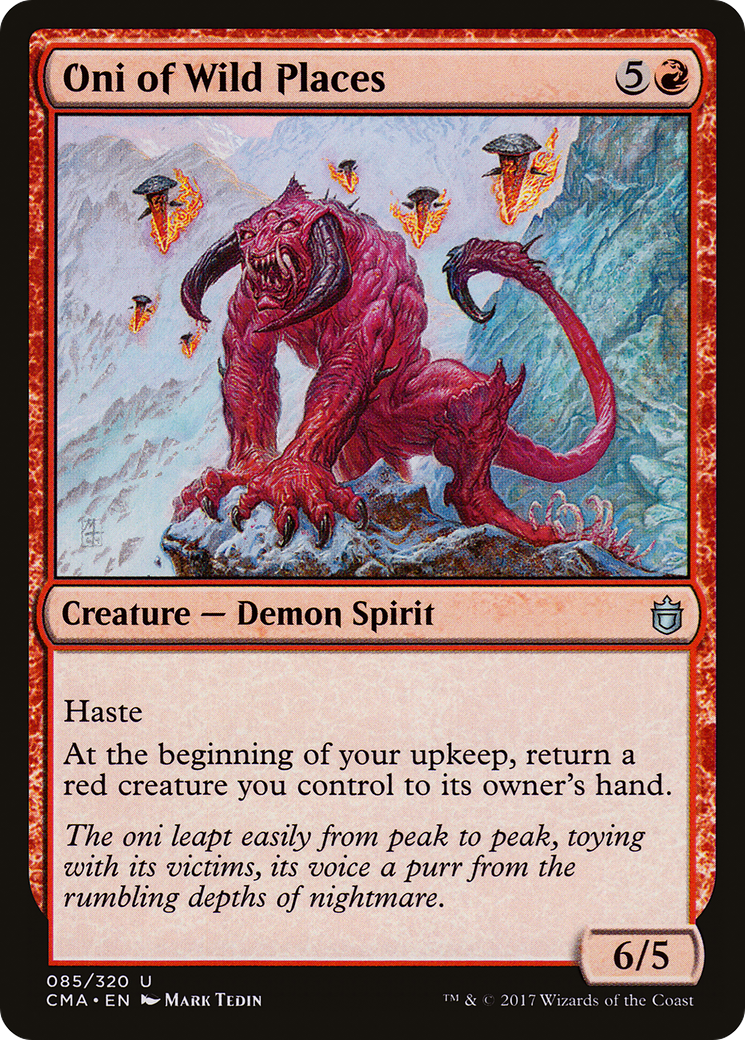 Oni of Wild Places (CMA-085) [Commander Anthology]