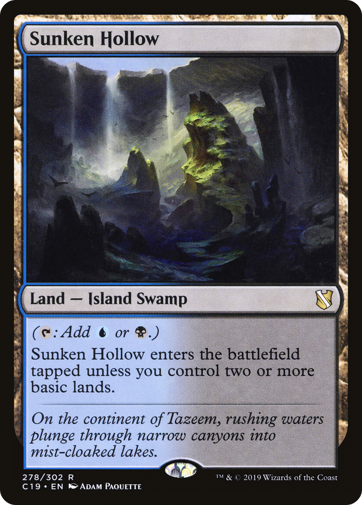 Sunken Hollow (C19-278) [Commander 2019]