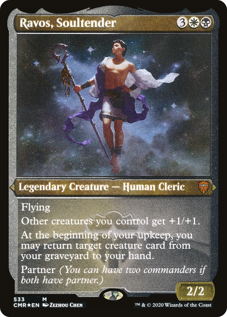 Ravos, Soultender (Foil Etched) (CMR-533) [Commander Legends] Foil