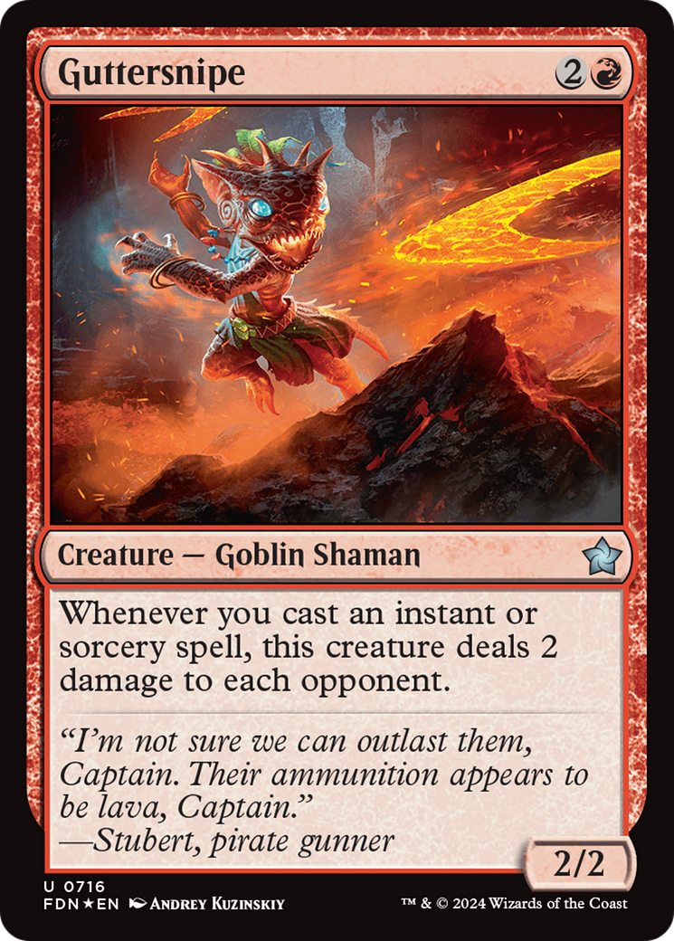 Guttersnipe (FDN-716) [Foundations] Foil