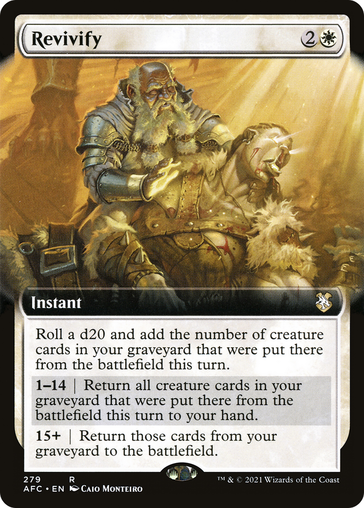 Revivify (Extended Art) (AFC-279) [Forgotten Realms Commander]