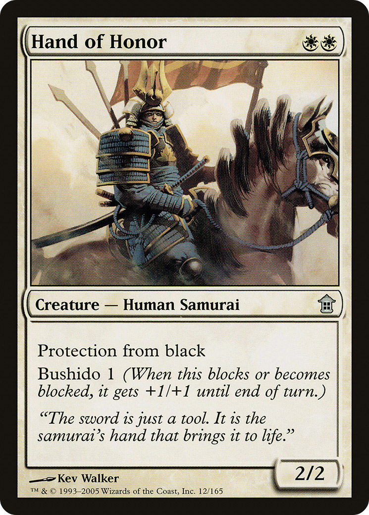 Hand of Honor (SOK-012) [Saviors of Kamigawa] Foil