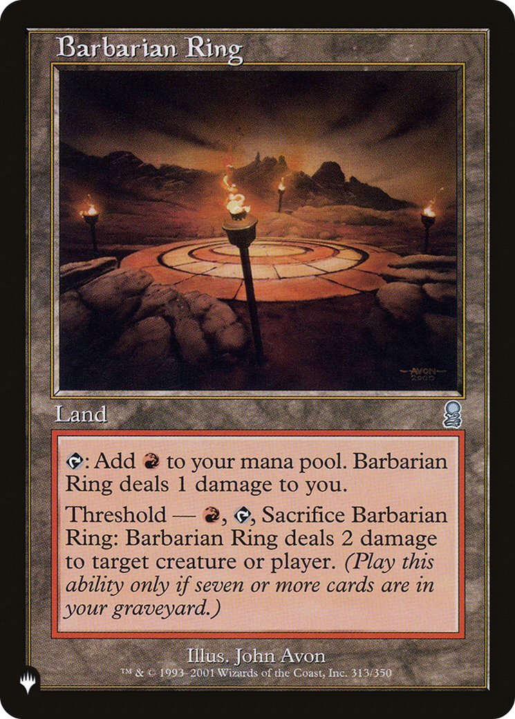 Barbarian Ring (LIST-ODY-313) [The List]