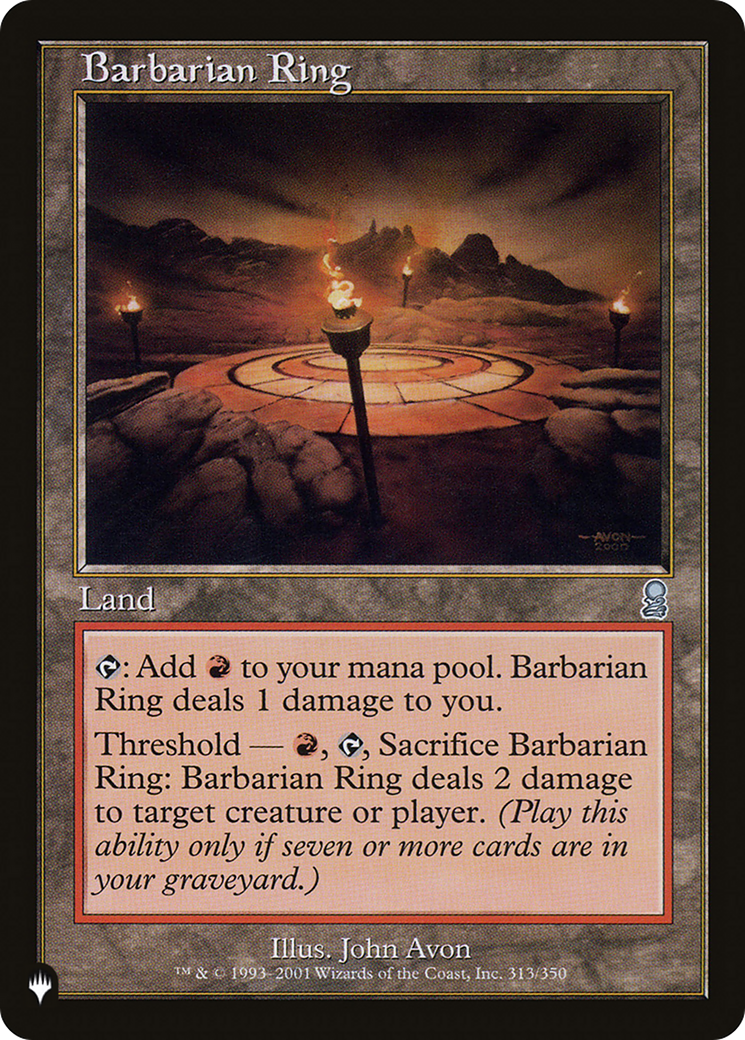 Barbarian Ring (LIST-ODY-313) [The List]